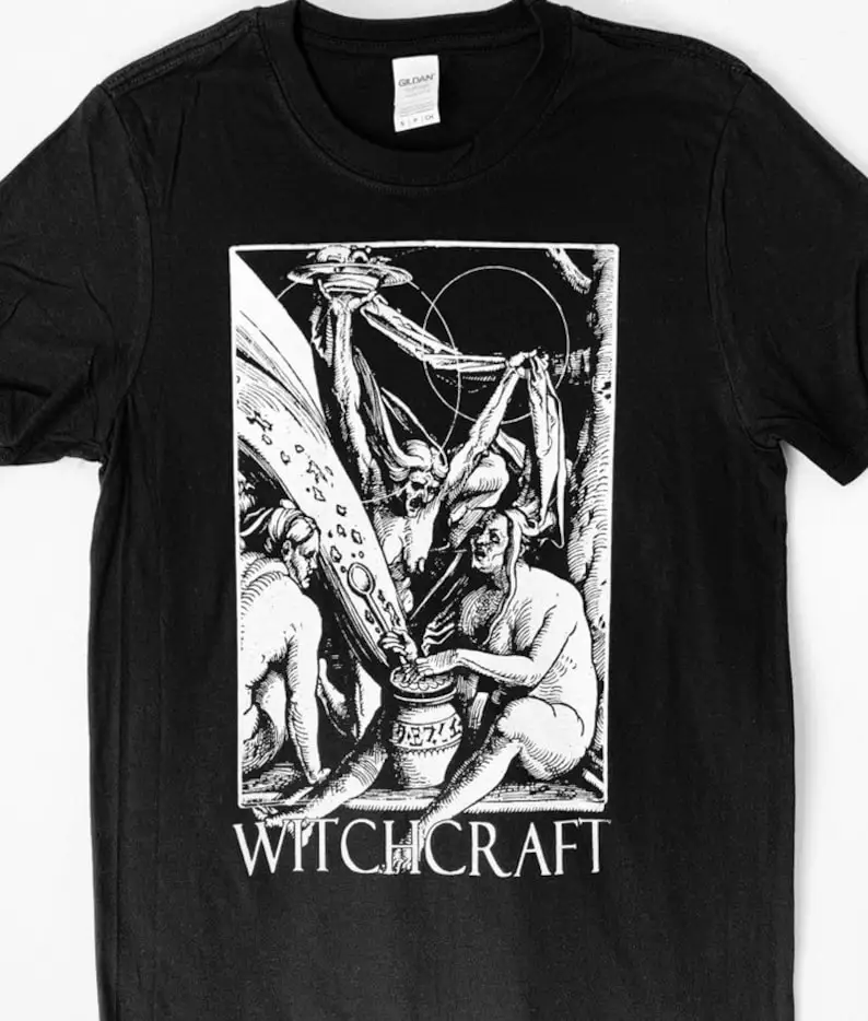 

Witchcraft occult t shirt Hans Baldung Grien