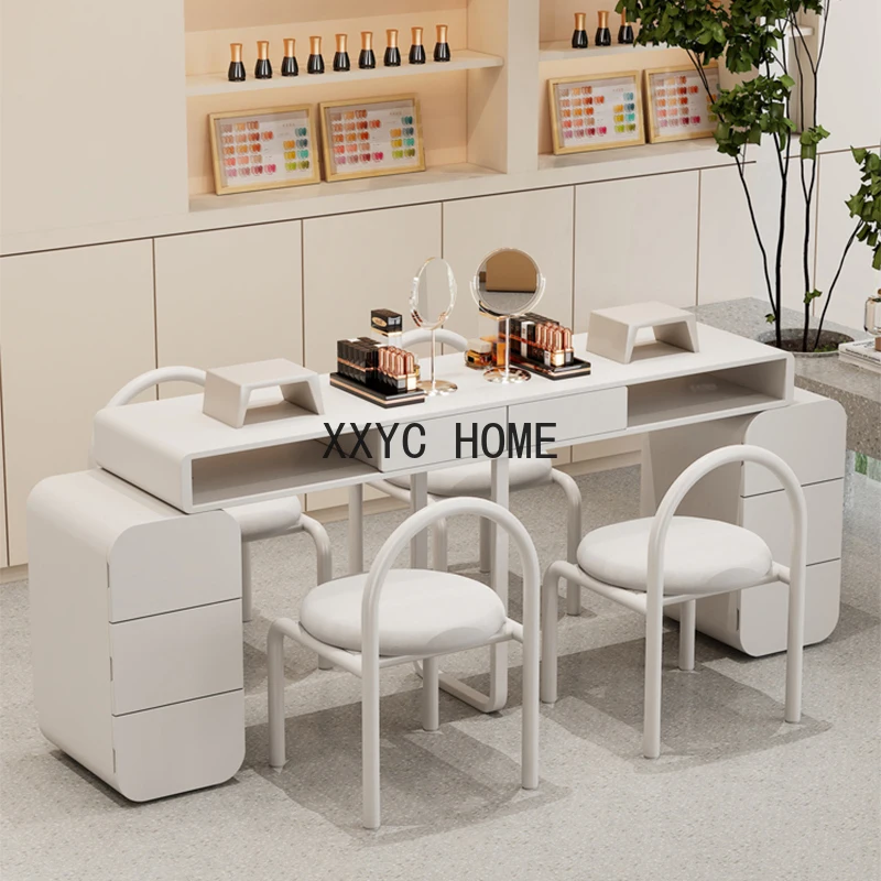 Cleaner Beauty Nail Table Luxury Modern Makeup Professional Nail Table Dressing White Tavolo Manicure