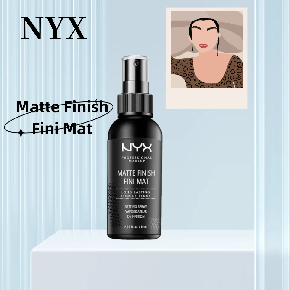 Спрей для макияжа NYX, 60 мл, матовое покрытие, долгое снятие макияжа, не снимает липкость, контроль жирности, защита от пота для всех типов кожи