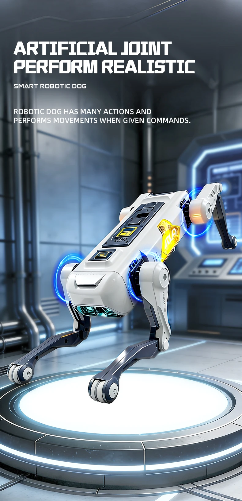 Intelligente robothond met spraakbesturing en programmering_voghion.com