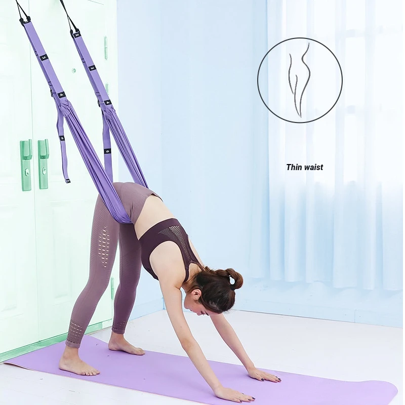 Aerial Yoga Strap Adjustable Anti Gravity Inverted Stretching Back Bending And Waist Assistance