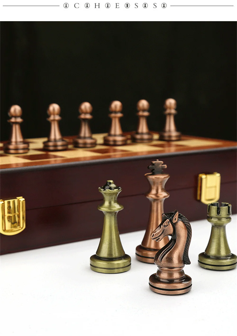 Luxury Unique Chess Set Handmade Murano Glass Chess Board and 