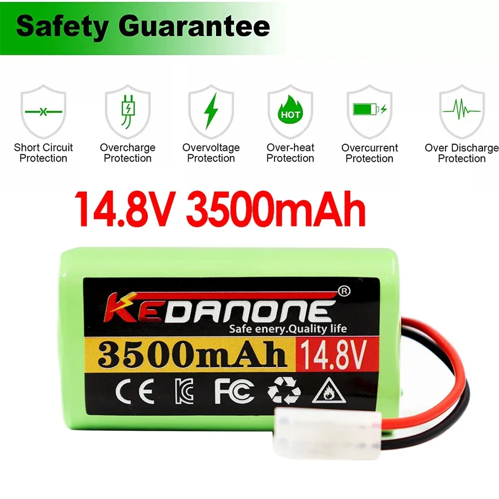 Batteria Ricaricabile 14.8V 3500Mah 18650 Per Xiaomi Mi Robot Vacuum-Mop Essential (Mjstg1) Robot Vacuum 14.4V Xiaomi G1 Batteria