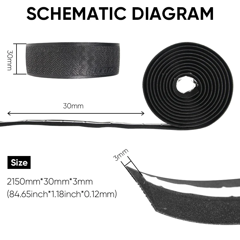 BUCKLOS Road Bike Handlebar Tapes Anti-slip Bicycle Bar Wrapper Speed Racing Cycling Handle Bar Ribbon Bike Strap Handles Tape