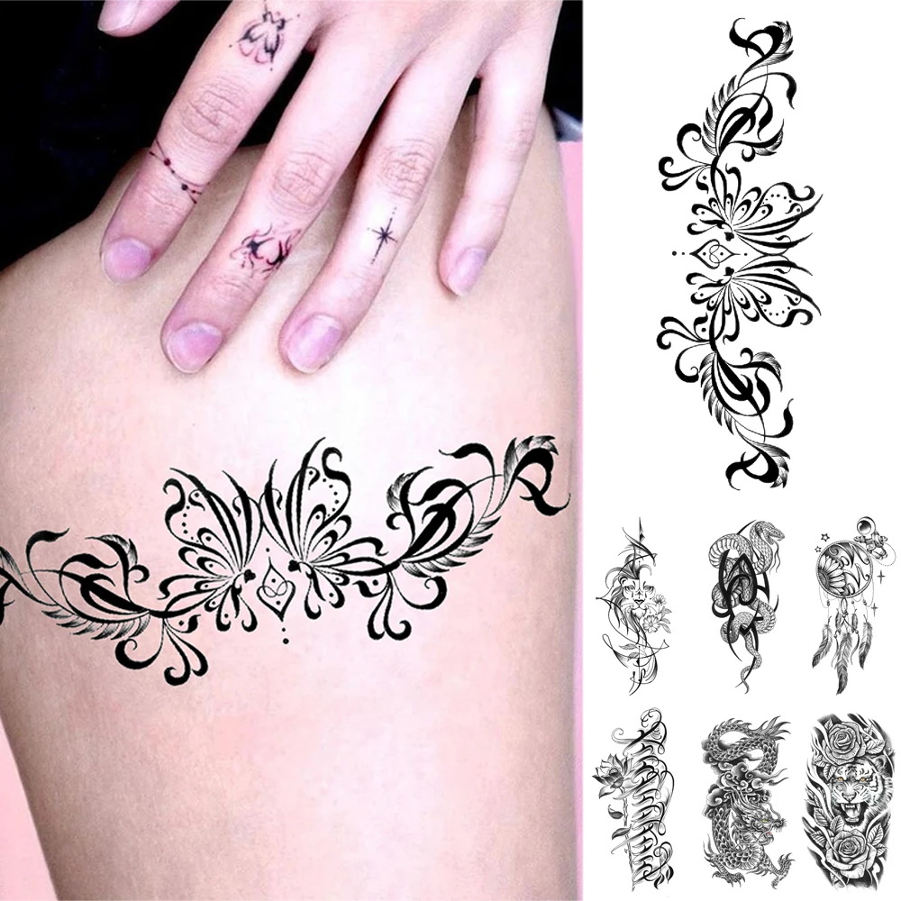 

Long Lasting Butterfly Temporary Tattoos For Women Arm Neck