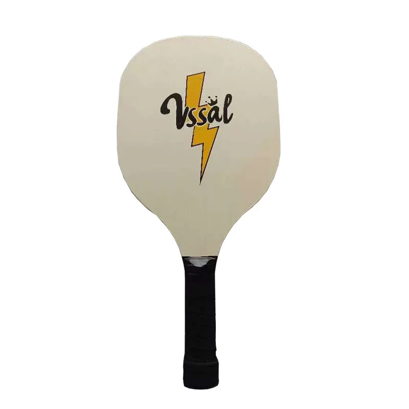 

Pickleball paddle set with wooden surface for anti slip grip, long-lasting and lightweight, popular tennis sports