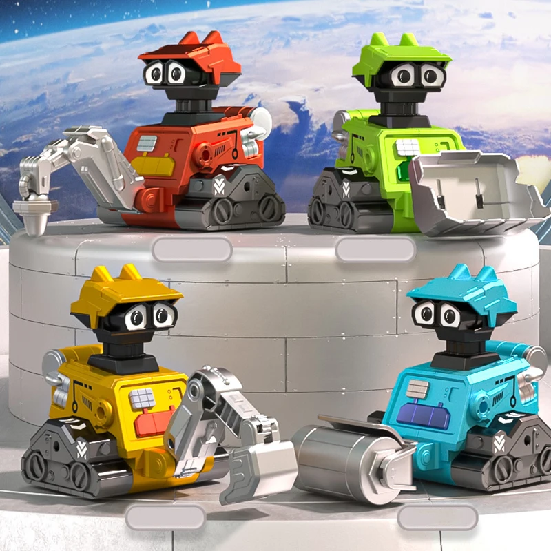 

Mini Car Model Gift Kids Toys Car Inertia Engineering Vehicle Press Sliding Excavator Truck for Children Boy Classic Vehicle Toy