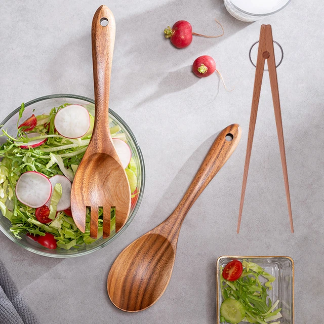 大スプーンフォークセット食品トングビッグサラダサービングスプーン