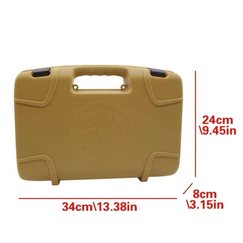 Portable suitcase GLOCK 1911 ABS Pistol Case Tactical Hard Pistol Case Padded Foam Lining For Hunting Airsoft 2