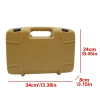 Portable suitcase GLOCK 1911 ABS Pistol Case Tactical Hard Pistol Case Padded Foam Lining For Hunting Airsoft 2