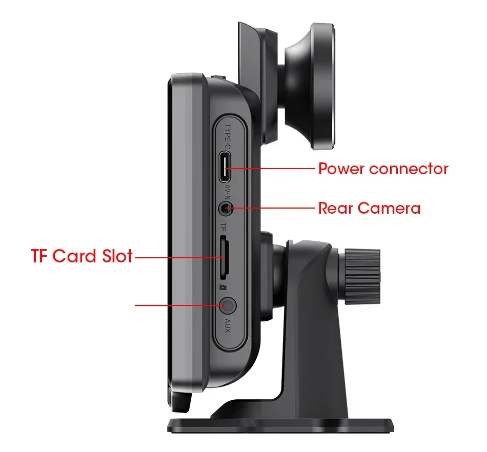 Car Dash Cam 10.26'' 4K Dash Cam Car DVR Android Auto Carplay Display Screen Smart Car System with Rear Camera 5G WIFI