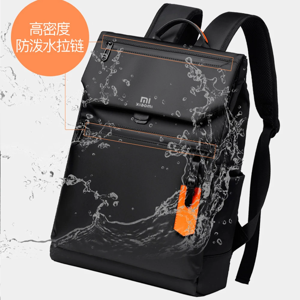 Original Xiaomi Computer Commuter Business Backpack Men Wrinkle Leisure Suitcase Bag Fashion Women Laptop Waterproof Backpacks