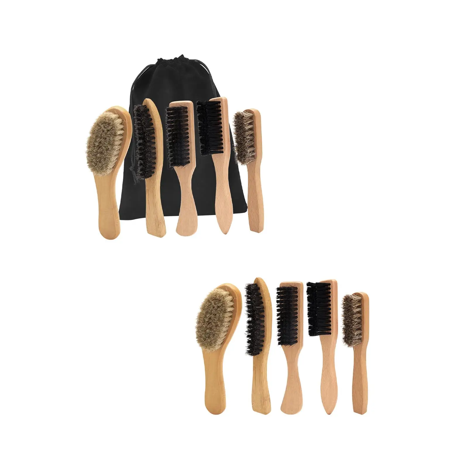 

Wood Beard Brush with Handle Soften Facial Hair Beard Gift for Men Promotes Soften Beard Beard Grooming Brush for Men Comb Brush