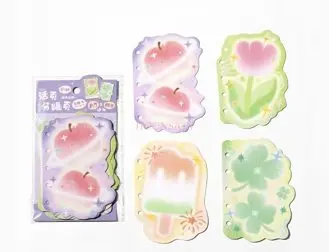 1봉지 양면 반짝이 모래 귀여운 내지 수첩 노트 루즈리프 노트 수첩 인덱스 페이지