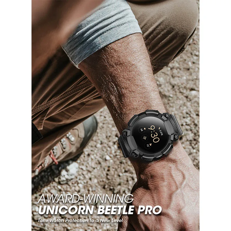 SUPCASE Для Google Pixel Watch (2022)Pixel Watch 2 (2023) Чехол 41 мм UB Pro Прочный защитный чехол для часов с ремешком (art.: 3920c0030f2ea) - 3920c0030f2ea