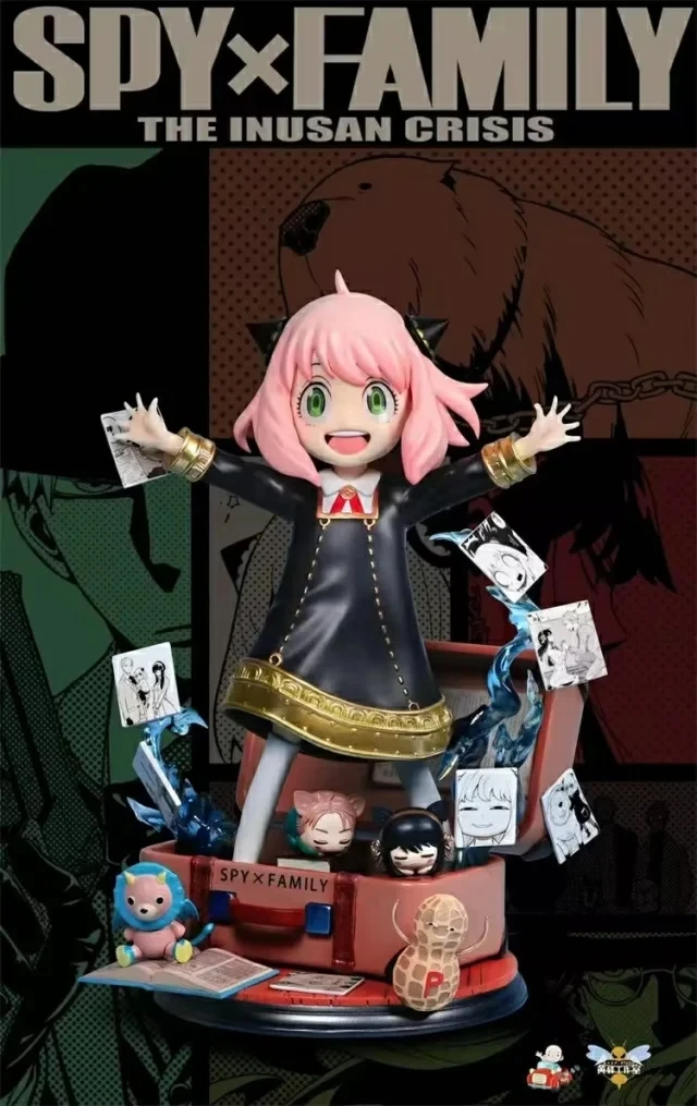 17cm SPYFAMILY Anime Figure Anya Forger PVC Action Figure Twilight Yor Forger Figurine Face Changeable Collection Model Toy