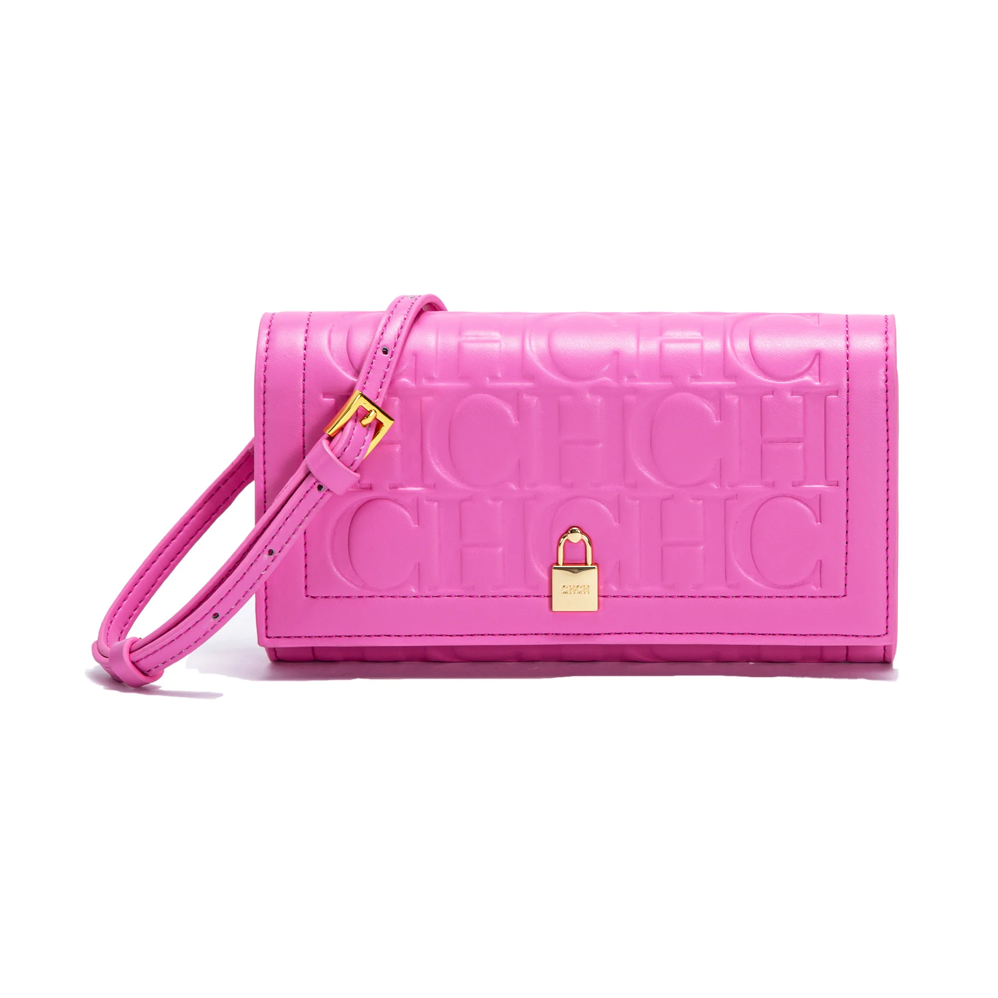 حقيبة كتف نسائية من CHCH 2024 حقيبة كروس منقوشة بح...