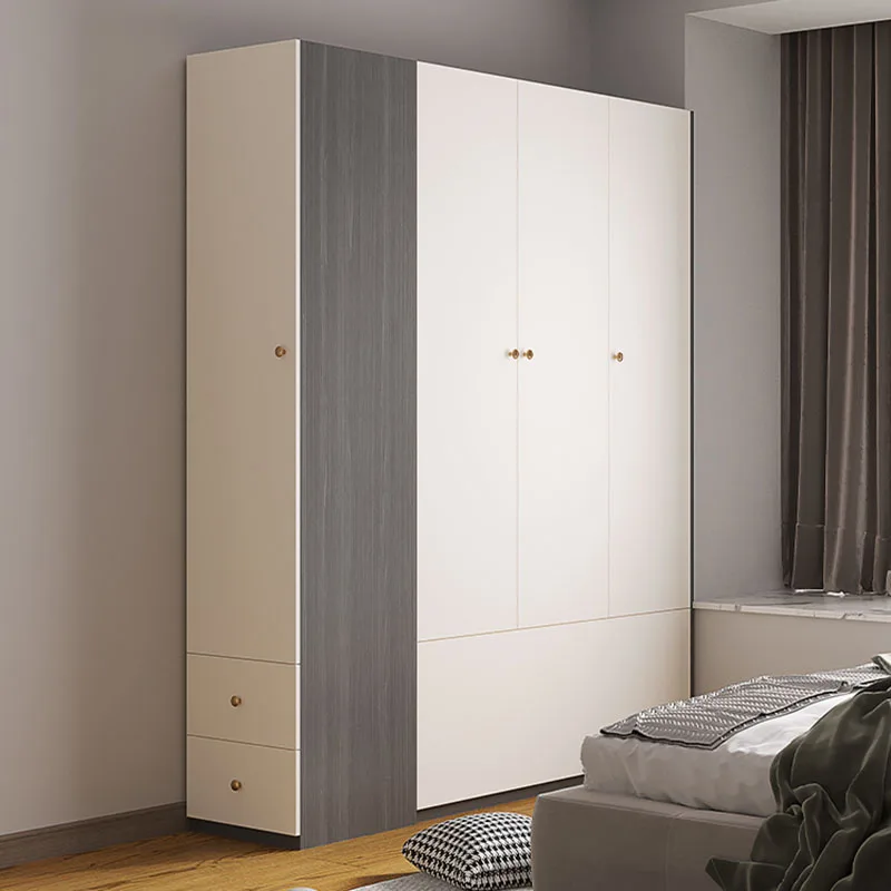 

Nordic Wardrobe Clothes Closet Baby Cupboard Luxury Wardrobe Sliding Door Modern Bookshelf Armoires De Salon Bedroom Furniture
