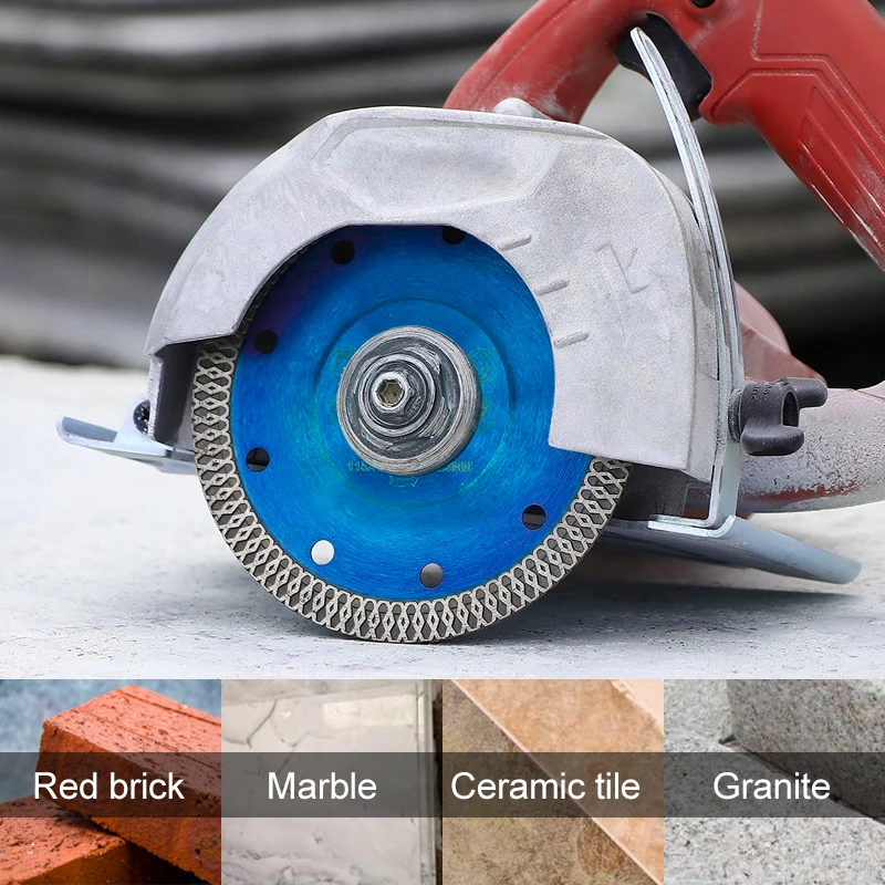 Travi Lamellari Disco Diamantato 230mm Per Taglio Marmo, Cemento, Pietra E Mattoni - Lama Circolare Professionale Lame Per Sega A Gattuccio - Foto 3