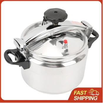 7L Professional Aluminum Pressure Cooker – Gas Stove, Dual Handle 1