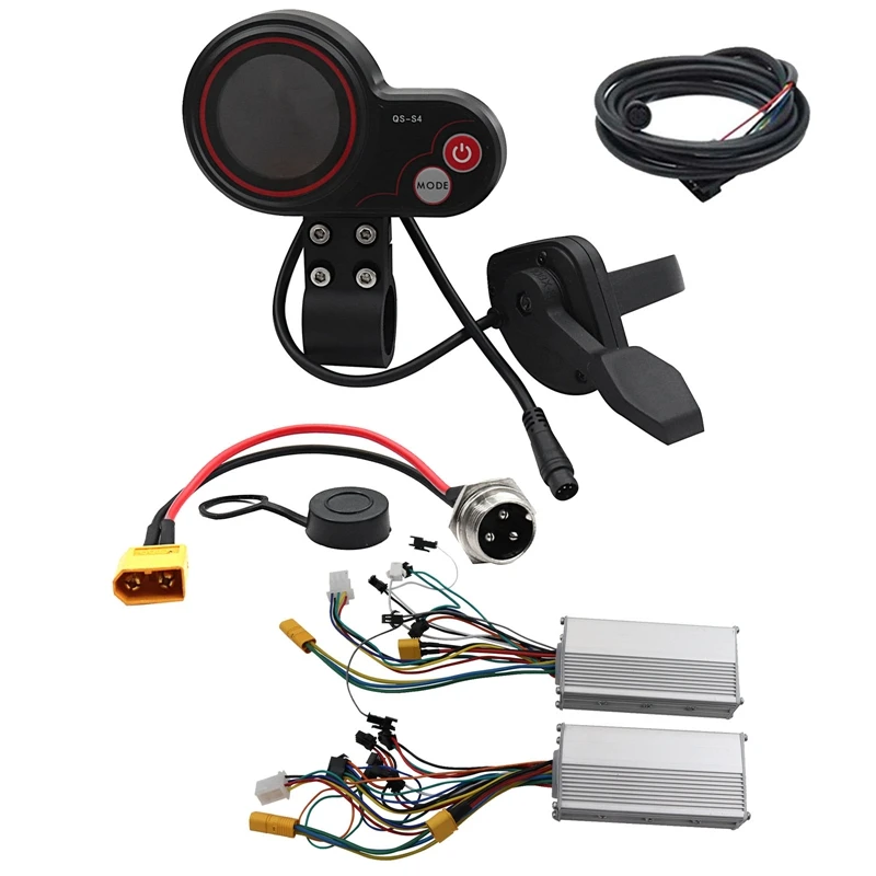 QS-S4  Ʋ LCD ÷ ŰƮ,  ̺ Ʈѷ,  8, 9, 10, 8X, 10X,   ǰ, 6 , 36V-60V, 48V, 800W