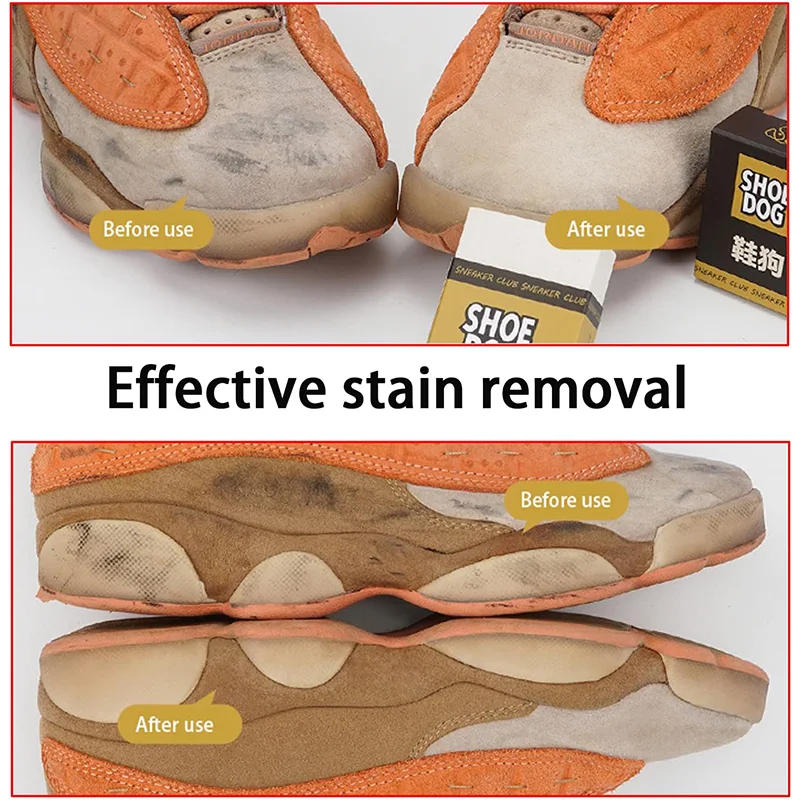 Matte Leather Fabric Shoes Cleaning Eraser Rubber Block Suede Shoes Boots Cleaning Care Decontamination Gum Sneaker Cleaner 2