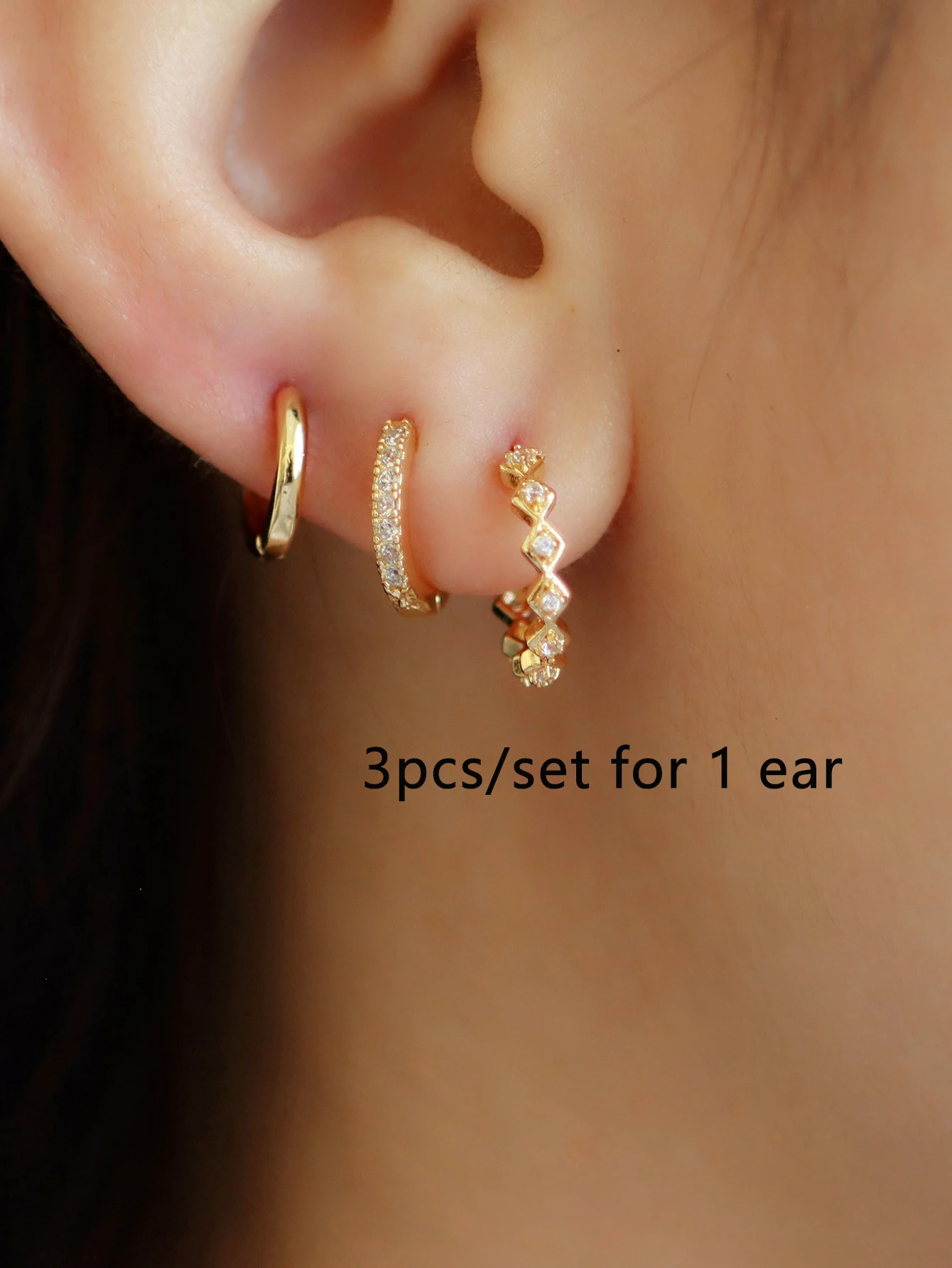 Copper Hoop Earring Set