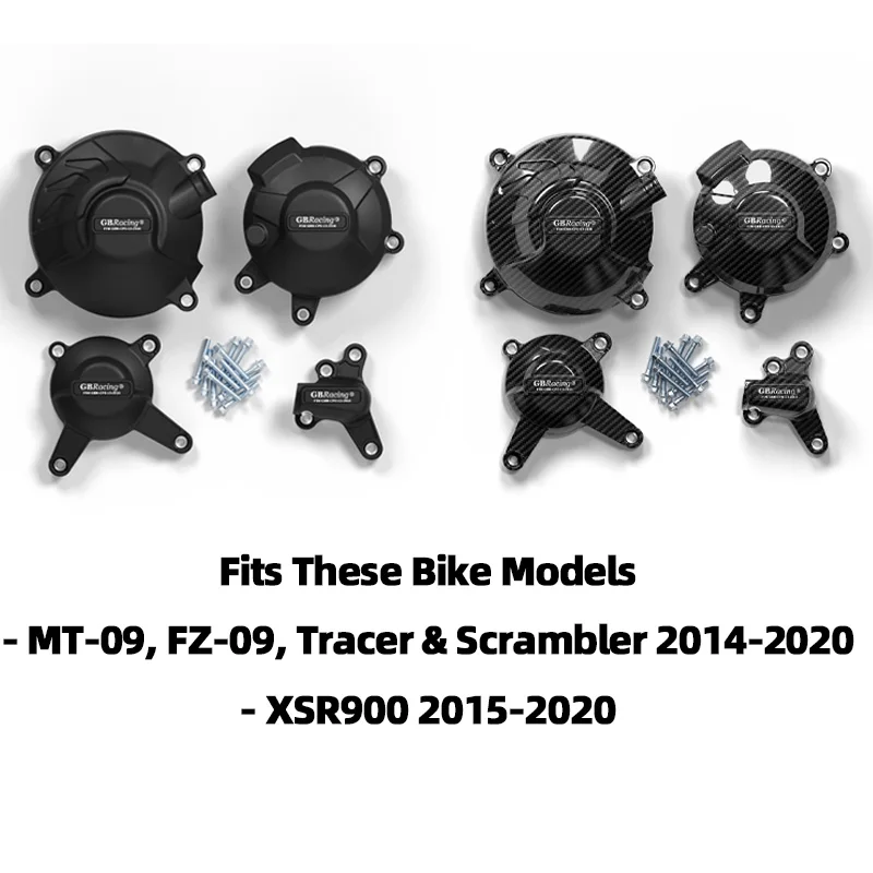 Motorcycles ENGINE PROTECTION COVER For MT-09 FZ-09 Tracer & Scrambler 2014-2020 XSR900 2015-2020 Alternator Clutch Cover