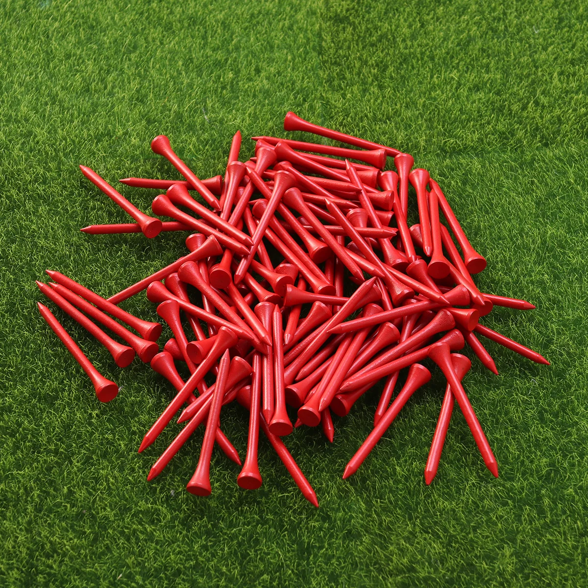 100 Pcs Golf Accessories Simple Tees Colorful Outdoor Protection Protective Wood