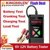Kingbolen BM560 Car Battery Tester 6V 12V BM580 Battery Analyzer Cranking Test Charging Test Load Test BM550 PK KW650 1