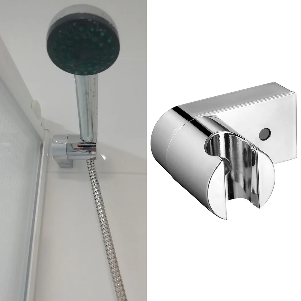 ABS Chrome Handheld Shower Holder Bracket Durable Rail Bracket Slider