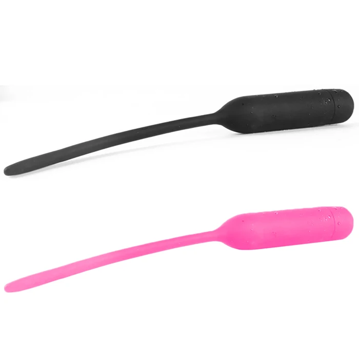 Male Sex Toys Urethral Vibrator Silicone Vibrating Penis Plug Sounds Dilators Masturbator
