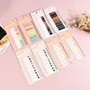 200 Sheet Stickers 10 Color Transparent Fluorescent Index Tabs Flags Sticky Note Stationery Children School Office Supplies 2