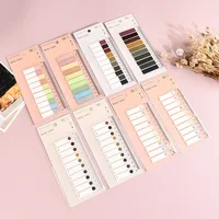 200 Sheet Stickers 10 Color Transparent Fluorescent Index Tabs Flags Sticky Note Stationery Children School Office Supplies 2