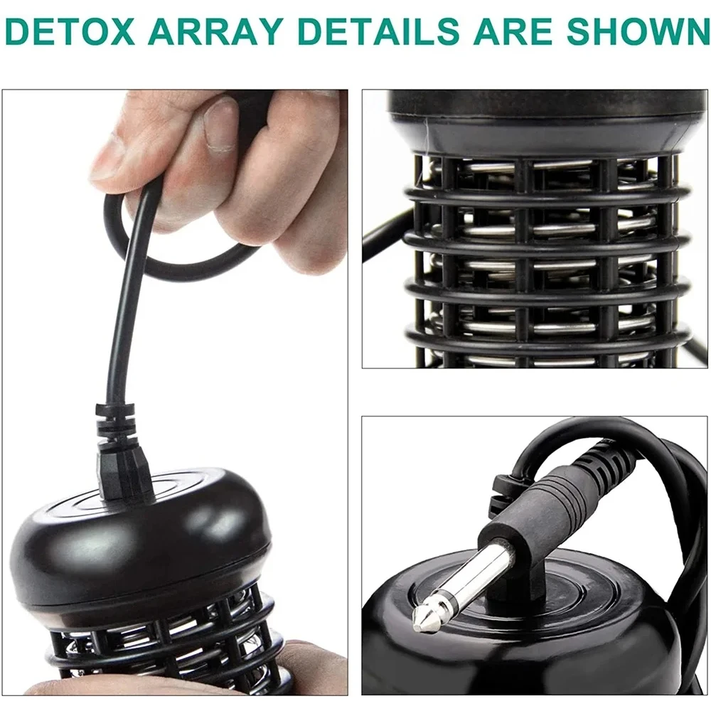 Ionic Detox Footspa Bath Machine With Basin Mini Foot Bath Detox Health Therapy Clean Vibration Arrays Aqua Promote Good Health