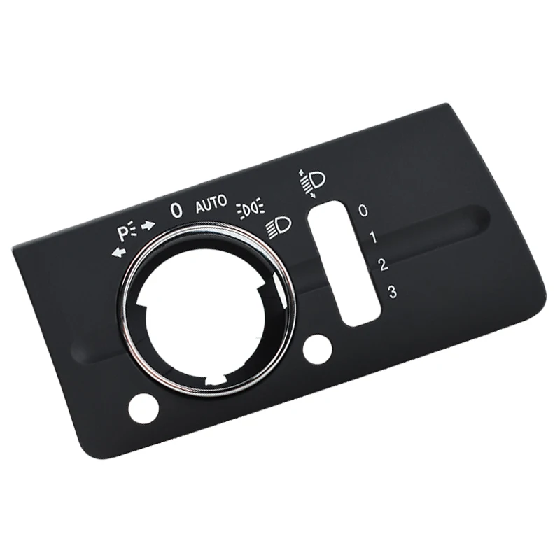 

21154507049116 внутренняя черная панель кнопки переключателя фары с регулируемым отверстием LHD подходит для Benz W211 2003-2008