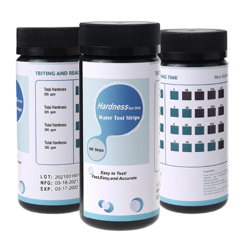 Water tester,ph indicator test strips Water Hardness Test Strips Quick & Accurate Water Softener Test Strips 1 Bottle