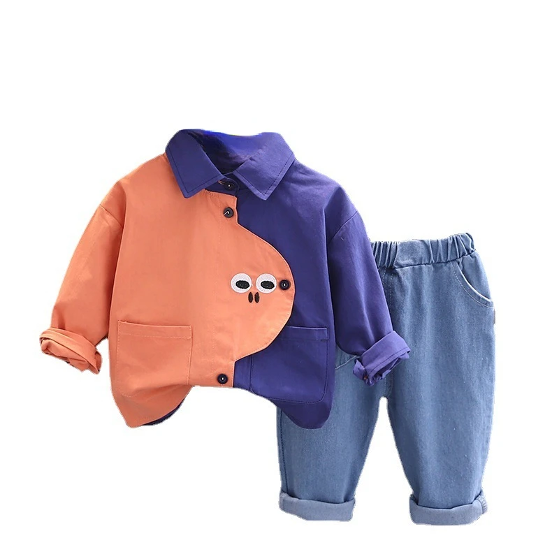 

New Spring Autumn Baby Clothes Children Boys Girls Shirt Pants 2Pcs/Sets Toddler Casual Costume Infant Outfits Kids Sportswear