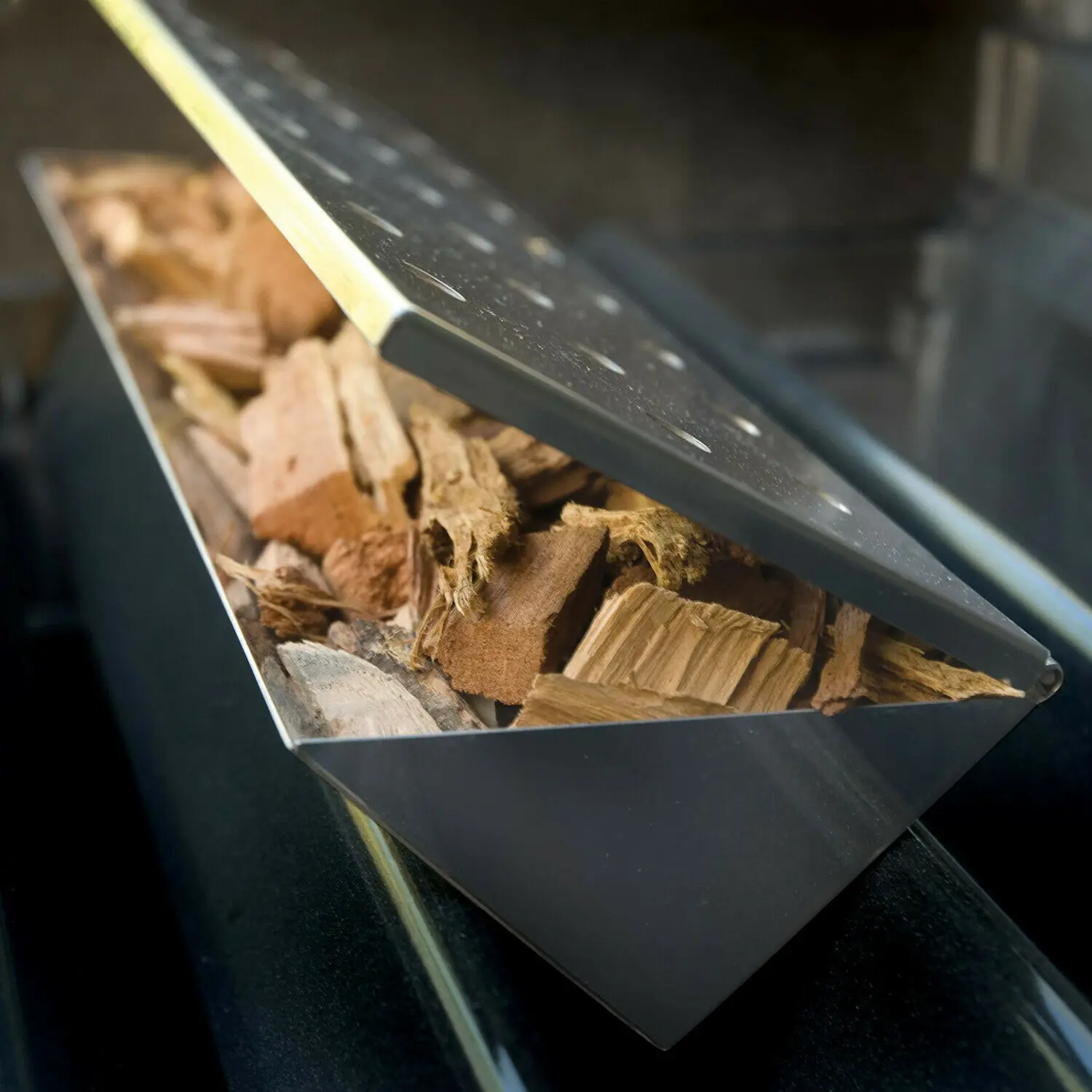 450g BBQ Smoker Wood Chips Pecans Nature Wood Chunks for Grilling Charcoal Grille Cold Smoker Generator Box Weber Acces