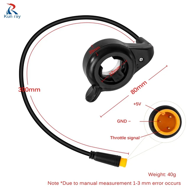 Electric Scooter Throttle Accelerator 130x Scooter Speed Control Accelerator  Thumb Throttle E Scooter Accessories - Scooter Parts & Accessories -  AliExpress