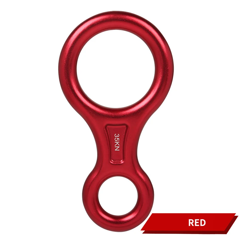 Déviroir (descendeur) En 8 Pretfy 35KN - Pour Escalade, Secours, Travail En Hauteur, Alliage Aluminium 58g