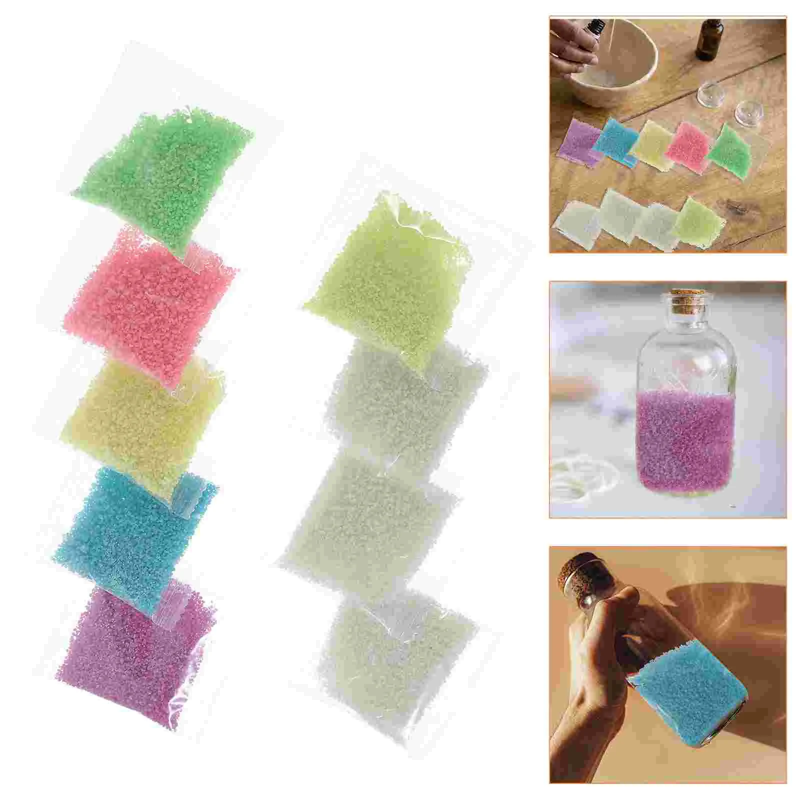 

Decor Wishing Bottle Filled with Luminous DIY Fluorescent Particles 9pcs