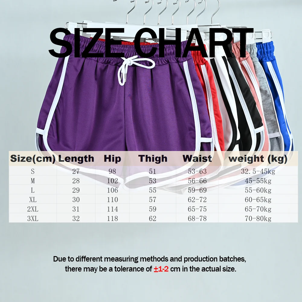 Women Elastic Shorts Summer Famale Casual Bottoms Girl Ladies Fitness Joggers Sports Running Breathable Plus Size Short Pants 2