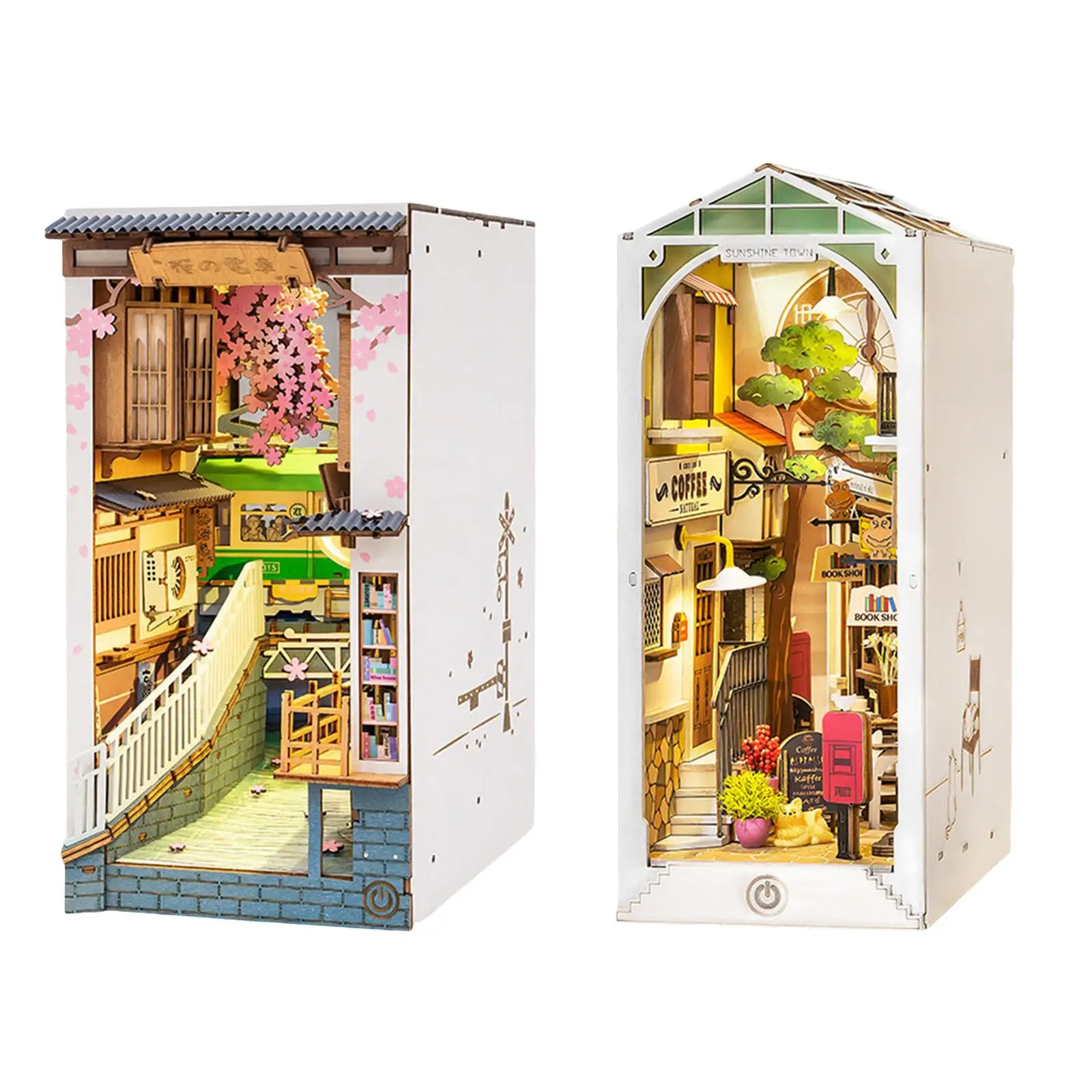 

Dollhouse Kit Puzzle House Wooden House for Birthday Adults Children
