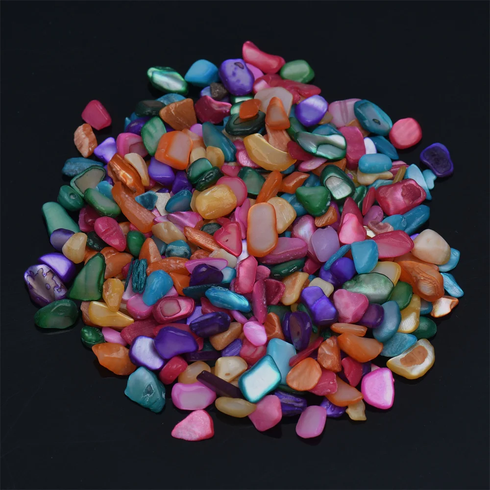 Vibrant Natural Crushed Shell Beads for Weddings, Vase Fillers, Home Decor, and Crafts