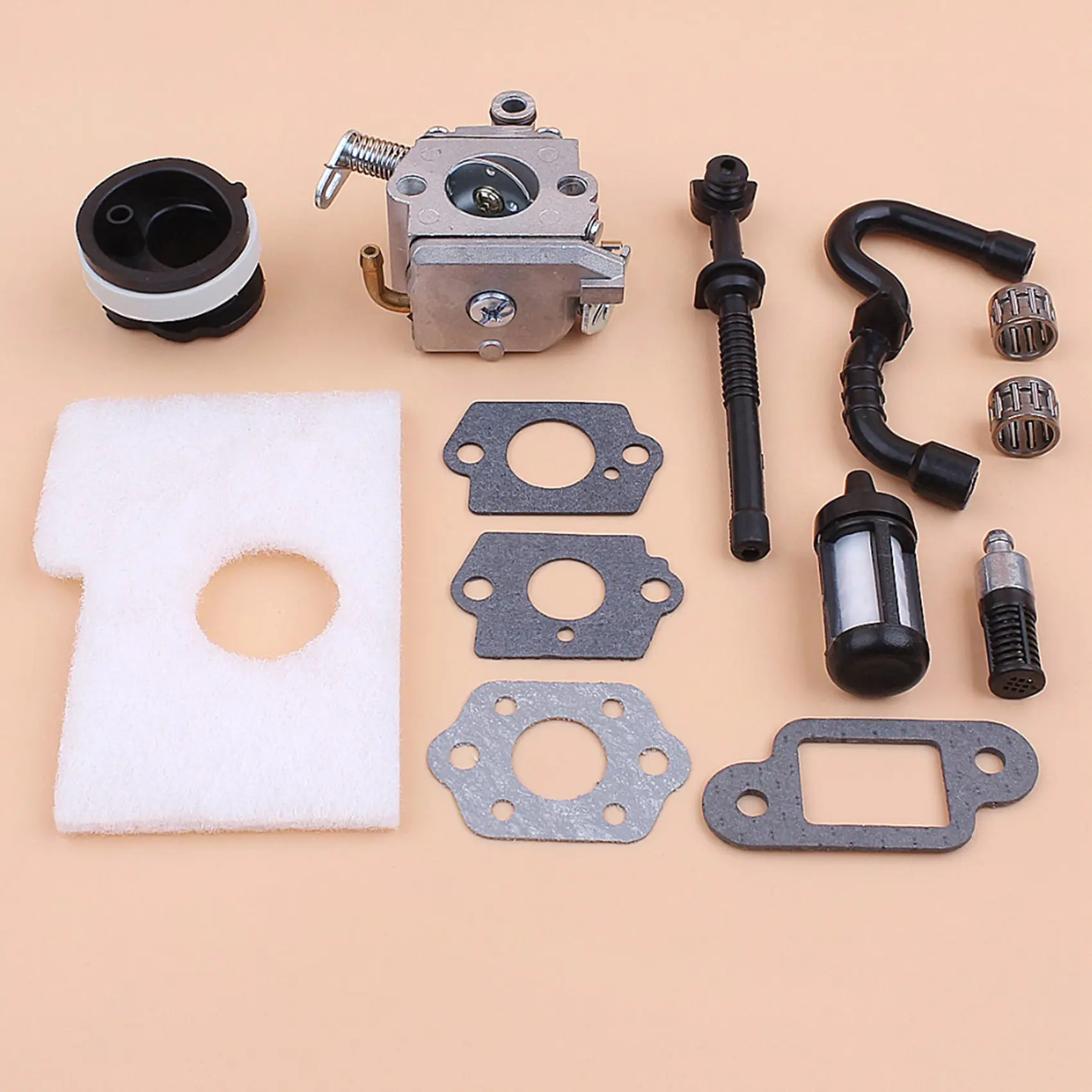 

Carburetor Gasket Intake Manifold Bearing Fuel Hose Kit for STIHL MS180 MS170 MS 180 018 017