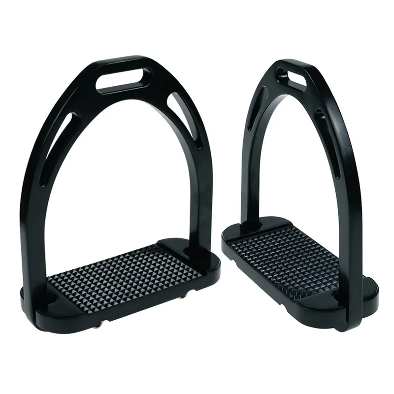 1 Pair Horse Riding Stirrups Safety Stirrup Equestrian English Riding Protection Saddle, Knee Ankle Stress Pain Relief