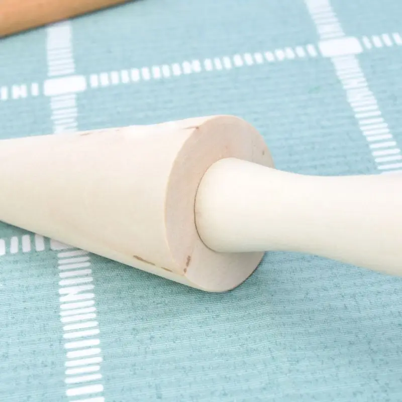 Wooden Ice Cream Cone Mold DIY Egg Roll Omelet Roller Pastry Roll Baking Decorating Tools