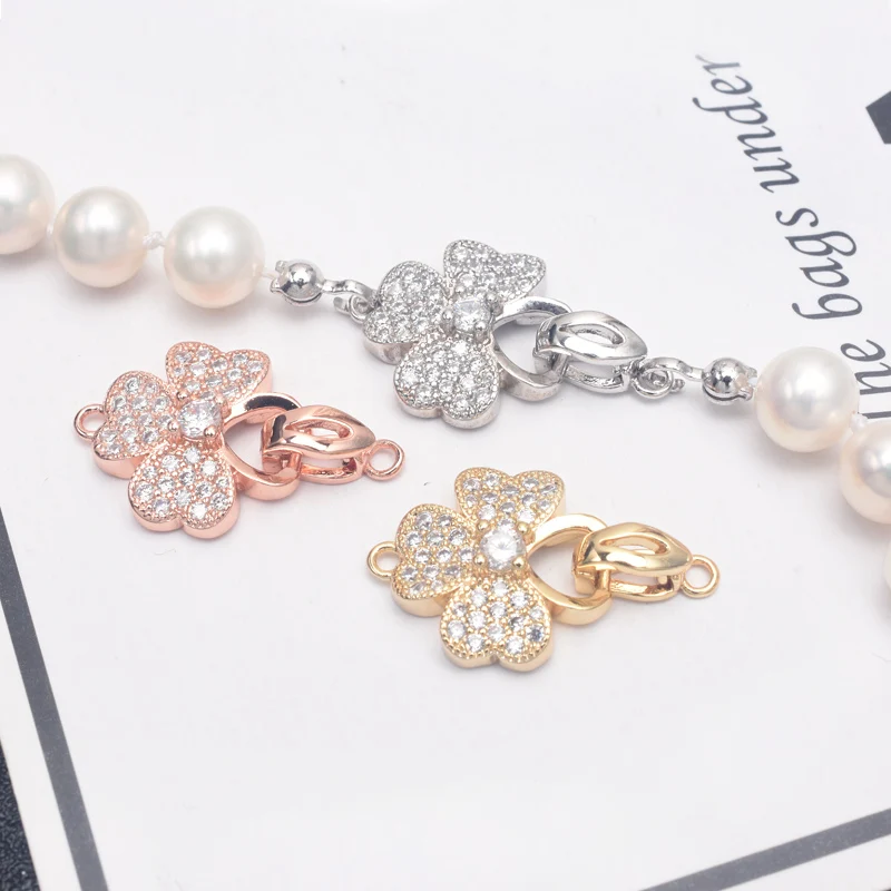

Wholesale DIY Natural Stones Beads Jewelry Making Accessories Silver/Gold/Rose Gold Metal Connector Clasps Findings
