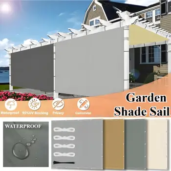 2x3/3x3/3x4/4x5M Tenda da sole Vela Impermeabile Esterna Quadrato Rettangolo Giardino Patio UV Blocco Party Baldacchino Piscina Campo Tenda Shelter 1
